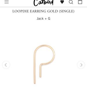 Catbird Jack n G loopdie - pair